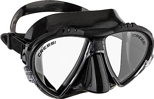 cressi Matrix Tauchen Schnorcheln Maske, Schwarz, Einheitsgröße