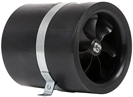 Can Fan Max-Fan 8-inch 667 CFM inline exhaust fan for the ventilation of grow tents and other hydroponic systems