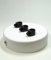 3 Point Multi Drop Outlet Ceiling Rose | Brilliant White
