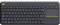 Logitech K400 Plus Kabellose TV-Tastatur mit Touchpad, 2.4 GHz Verbindung via Unifying USB-Empfänger, Programmierbare Multimedia-Tasten, Windows/Android/ChromeOS, Ungarisches QWERTY-Layout - Schwarz
