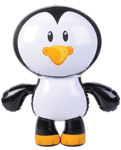 Henbrandt Aufblasbarer Pinguin, riesig, 56 cm, aufblasbares Tier-Partyspielzeug