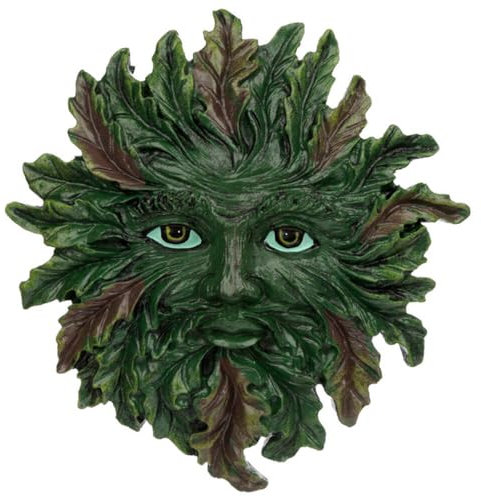 Puckator Greenman Wall Plaque - Home Decor Accessories - Spiritual Feng Shui Gothic Goth Gift - Wall Ornaments - Gifts For Men And Women