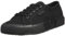 Superga Unisex Cotu Classic Trainers Trainers, Total Black, 3.5 UK