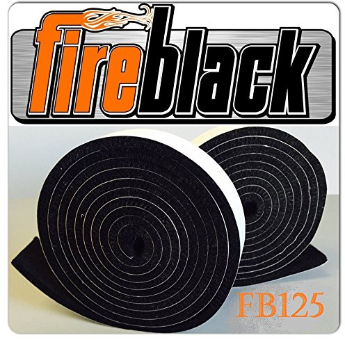 FireBlack® FB125 Self Stick Gasket Kit for Kamado Joe LG XL High Temp Char Griller King-Griller Smoker Grills