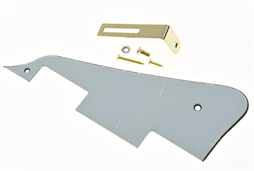 KAISH 3-lagiges LP Gitarren-Pickguard mit goldfarbener Halterung für Epiphone Les Paul