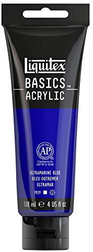 Liquitex Acrylique Basics Tube, Bleu Outremer, 118ml
