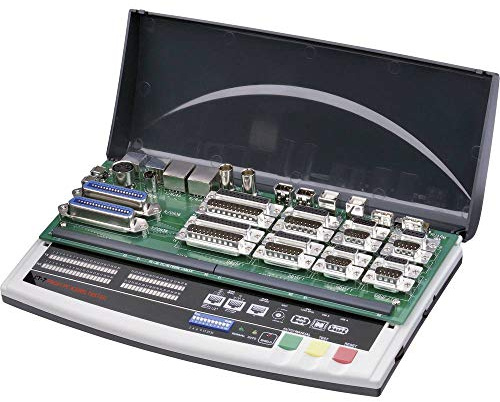 Kabeltester CT-7 VOLTCRAFT CT-7 Geeignet für 9-, 15-, 25polige SUB-D, 15polig SUB-HD, Centronics, USB A + B, IEEE 1394,