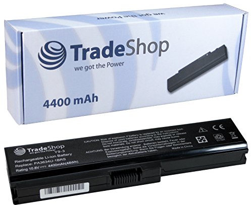 Li-Ion Laptop Battery 10.8/11.1 V 4400 mAh for Toshiba Satellite C660 C660D L510 L600 Series C660-102 Pro C660-16M Pro C660-219 Pro C660-2F9 Pro C660D-185 L510-EZ140 Pro L510/004 L600-K01 L600-K06B