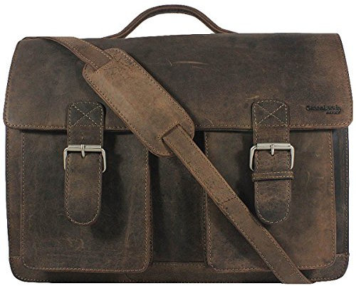 Greenland Nature Stone Aktentasche Leder 40 cm