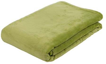 Gözze - Wohn- und Kuscheldecke, Memphis, Hohes Stoffgewicht 300 g/m², 220 x 240 cm - Grün