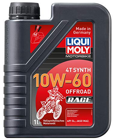 LIQUI MOLY Motorbike 4T Synth 10W-60 Offroad Race | 1 L | Motorrad 4-Takt-Öl | Art.-Nr.: 3053