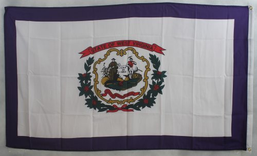 Buddel-Bini Flagge Fahne ca. 90x150 cm : West Virginia