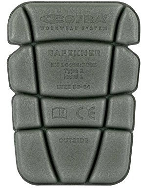 Cofra V160-0-01.Z/5 - Acolchado para rodillas (talla XL), color negro