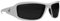 EDGE TXB246 Brazeau Polarized Wrap-Around Safety Glasses, Anti-Scratch, Non-Slip, UV 400, Military Grade, ANSI/ISEA & MCEPS Compliant, 5.04 Wide, White Frame/Smoke Lens