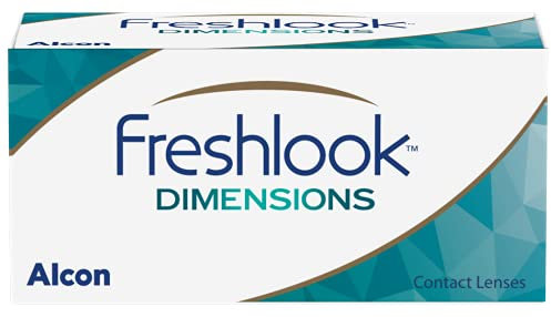 FreshLook Dimensions Sea Green Monatslinsen weich, 6 Stück, BC 8.6 mm, DIA 14.5 mm, -0.25 Dioptrien
