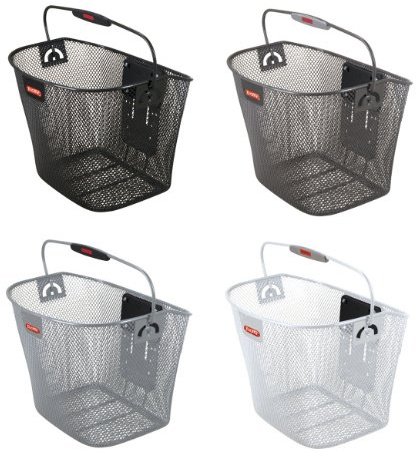 klick-fix 16 L, Vorderradkorb, Schwarz