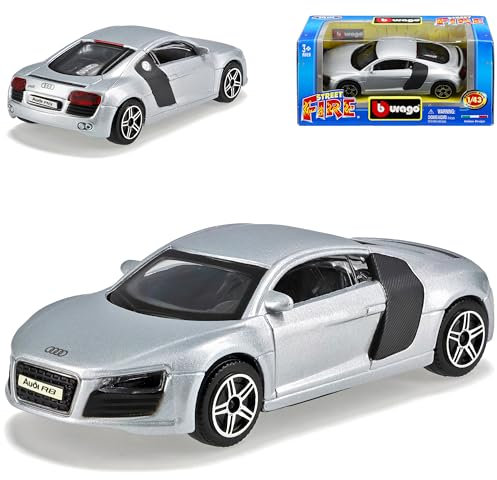 Bburago A-U-D-I R8 R 8 Silber 1/43 Burago Modellauto Modell Auto