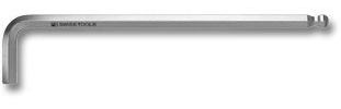 PB Swiss Tools Sechskant-Winkelschraubendreher, lang, verchromt, 5 mm, 170 x 30 mm