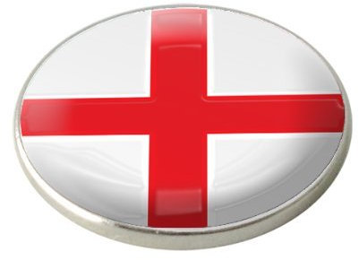 England national flag golf ball marker