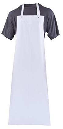 Deltaplus TABALPV Pvc Schürze, Weiß, Größe Einzelgrösse, 90 x 120 cm