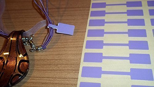 150 Lavendel Rechteckig Schmuck Preis Sticker Hantelform