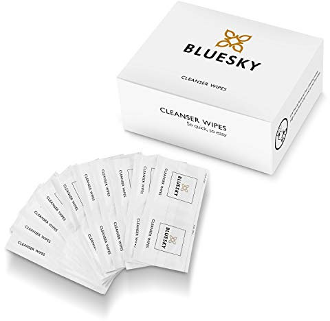 Bluesky Gel Polish Cleanser Wipes 200 Stück, UV-LED-Gel-Nagelrückstandsentferner, Nagelvorbereitung und Abwischen der klebrigen Schicht, 40 g