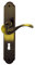 Alpertec 32210743 Neal-LS Messing brüniert für Zimmertüren Drückergarnitur Türdrücker Türbeschläge Neu