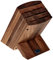 KAI Shun traditioneller Messerblock aus Holz - Premiumqualität Walnuss - Platz für 8 Messer, zerlegbar zur Reinigung - Abmessung 31 x 18 x 34 cm