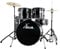XDrum Rookie Batteria acustica completa - finitura nero lucido