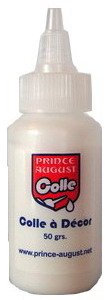 PRINCE AUGUST - COLLE DECOR TRANSPARENTE 50GR PRINCE-AUGUST - C321 - 3760165033219