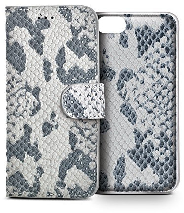 Celly Schutzhülle mit abnehmbare Cover für Apple iPhone 5/5S Silber