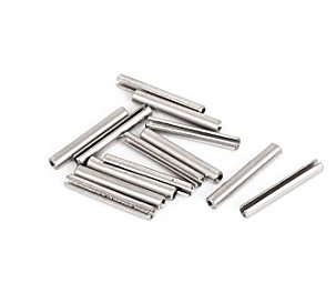 sourcing map M1.5 X 12 mm 304 Edelstahl Split Spring Rolle Spannstifte 100 de