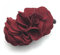 Meilliwish Flor Rosa Pinza para el cabello Soporte de cola de caPelotao (H41)(Vino rojo)
