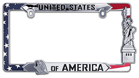 Elektroplate USA All Metal Kennzeichenrahmen