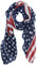 Melody Unisex Fashion Charming Patriot Patriotic US USA American star Flag Pattern Print Shawl Scarf Wrap SCF003 Garden, Lawn, Supply, Maintenance