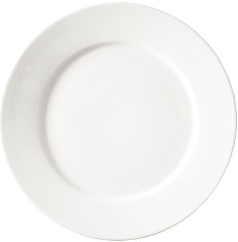 Wide Rim Plate 6.75in (17cm) (Box of 6) - great value pure white crockery for your home