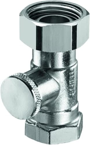'Schell – Heizkörper aus, über 3/4 x 1/2 IW, Nickel matt