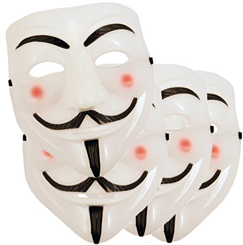 HENBRANDT V FOR VENDETTA MASK ANONYMOUS HALLOWEEN GUY FAWKES FANCY DRESS UP ADULT COSTUME