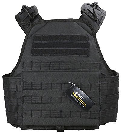 Zip Zap Zooom Viking Combat British Army Military Plate Carrier Battle Assault Vest Battle Platform Black