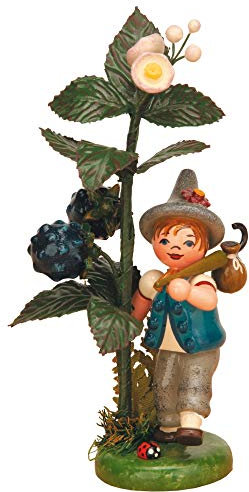 Hubrig-Volkskunst Herbstkinder Herbstkind Brombeere * Höhe 13cm