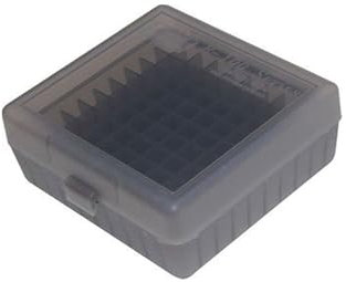 MTM 100 Round Rifle Ammunition Box RS-100 Smoke