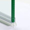 2,20 mt - Guarnizione sottoporta per box doccia, trasparente a Gocciolatoio vetro 10mm-GGV10