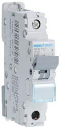 disjoncteur hager - 1 pôle - 10a - 6ka - courbe c - vis / vis