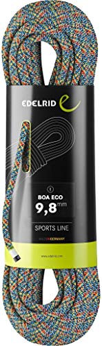 Edelrid Eco Boa 9.8mm Dynamic Climbing Rope - Assorted 60m