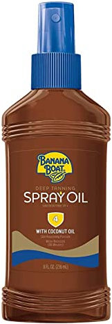 Banana Boat Dark Tanning olio spray SPF 4, 226,8 gram