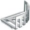 EMCO System 2 Duschkorb Duschablage, Eckregal Badezimmer, chrom, Maße 180 mm, für Wandmontage-354500133, Metall, One Size