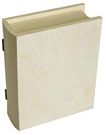 Artemio 14001643 Wooden Book Box, Beige