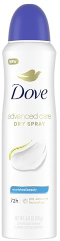 Dove Advanced Care Antiperspirant Deodorant Spray Nourished Beauty Antiperspirant Deodorant To Help Repair Skin’s Barrier After Shaving 72-hour Sntiperspirant Deodorant For Soft Underarms 3.8 oz