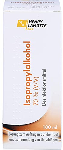 Isopropylalkohol 70% V/V Henry Lamotte, 100 ml