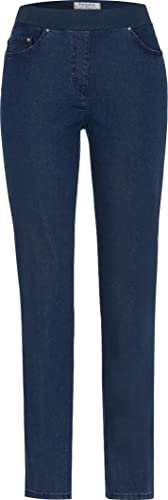 Raphaela by Brax Damen Slim Jeanshose 10-6220 Pamina, Gr. W38/L32 (Herstellergröße: 48), Blau (Stoned 25)